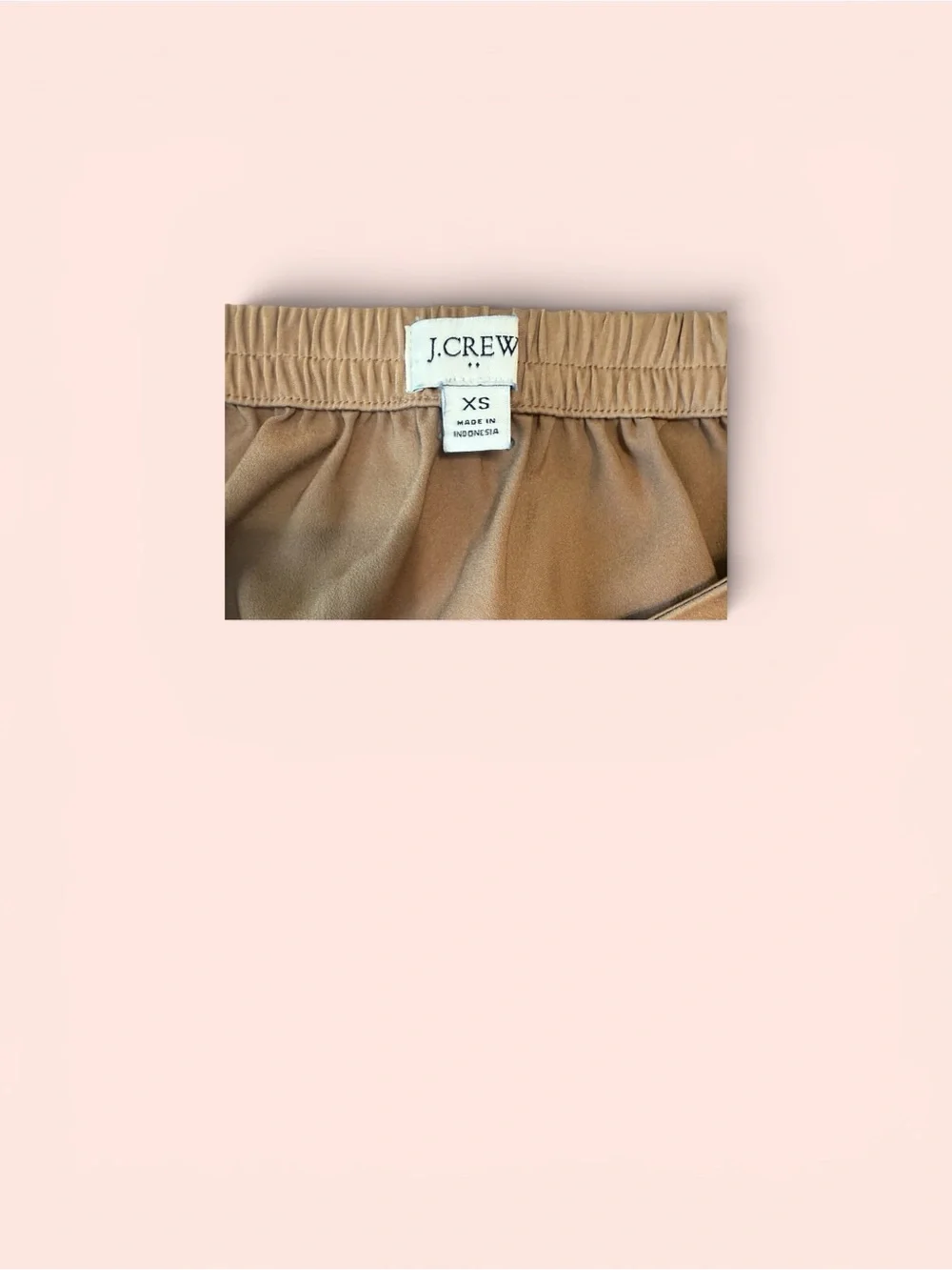 J. Crew Tan Midi Skirt